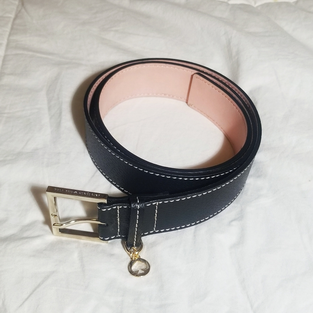 Kate Spade - Black leather belt